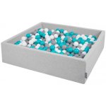 Divio suchý bazén 120x30 cm šedý + 200 míčků – Sleviste.cz