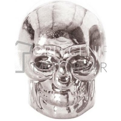 Kovové čepičky ventilků Skull, OXFORD (stříbrná, pár) – Zboží Mobilmania