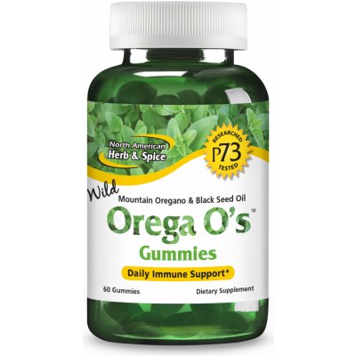 North American Herb & Spice Gummies s oregánovým olejem a černuchou pro dospělé 60 žvýkacích kapslí – Hledejceny.cz