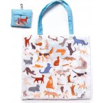 Větší skládací taška s malovanými kočkami – Zboží Dáma