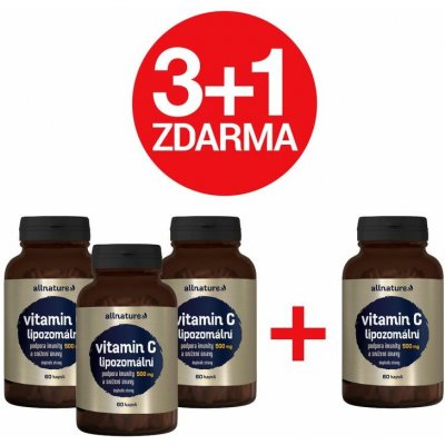 Lipozomální Vitamin C 60 tablet 3 +1 – Hledejceny.cz