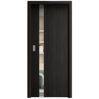Sapeli Harmonie Komfort M83 posuvné ořech královský 70 x 197 cm Čiré sklo – Hledejceny.cz
