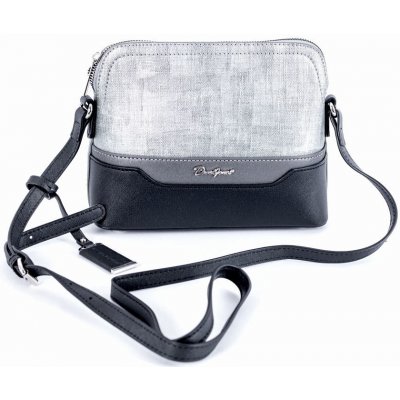 David Jones malá pevná crossbody kabelka 6751-1 šedo-stříbrná – Zboží Mobilmania