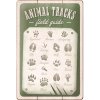Obraz Nostalgic Art Plechová Cedule Animal Tracks
