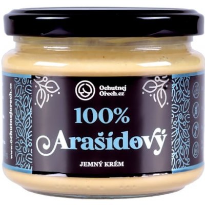 Ochutnej Ořech 100% Arašídové máslo jemné 1 kg – Zbozi.Blesk.cz