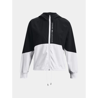Under Armour Woven FZ Jacket black white – Hledejceny.cz