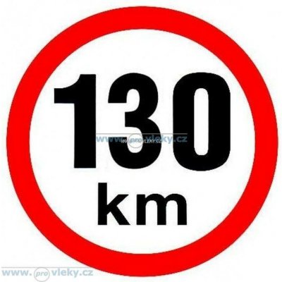 Tanatech Samolepka rychlost 130 km/hod – Zbozi.Blesk.cz
