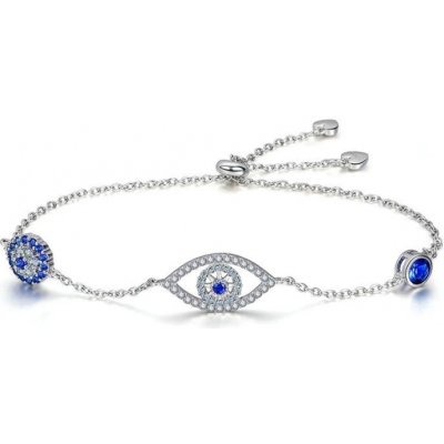 Grace Silver Jewellery stříbrný talisman Evil Eye NR-SCB089 stříbrná