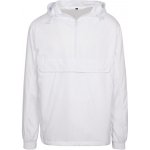 Build Your Brand pánská bunda přes hlavu bílá – Zboží Mobilmania