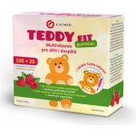 TeddyFit Gummies multivitamín malina 100 + 20 ks + labyrint – Hledejceny.cz