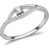 Prsteny Mabell Dámský prsten z chirurgické oceli ROSAY CZ221DA108 5C45