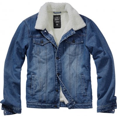 Brandit bunda Sherpa Denim Jacket modrá