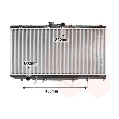 Chladič, chlazení motoru VAN WEZEL 53002146 – Hledejceny.cz