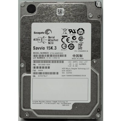 Seagate Savvio 147GB, 2,5", 15000rpm, 64MB, ST9146853SS