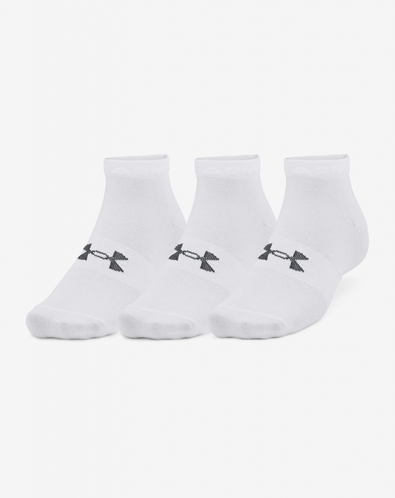 Under Armour ponožky Essential Low Cut 3Pk bílá