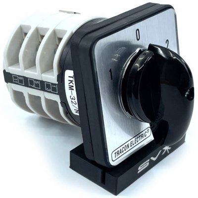 Tracon electric Reverzační vačkový přepínač 32A 64×64mm – Sleviste.cz