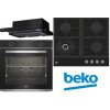 Set domácích spotřebičů Set Beko BBIM13301XC + HILW64225S + HNT62210B