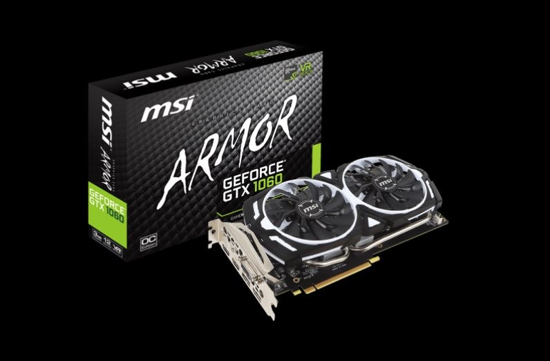 MSI GeForce GTX 1060 ARMOR 3G OCV1 od 6 035 Kč - Heureka.cz