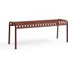 Zahradní lavice HAY Palissade Bench iron red