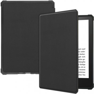 Protemio LEATHER Zaklápěcí obal Amazon Kindle Paperwhite 5 37712 černé – Zboží Mobilmania