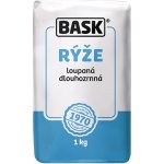 Bask Dlouhozrnná loupaná rýže 1 kg – Zboží Dáma