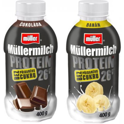 Müller Müllermilch protein mix II. čoko / banán 400g – Zboží Mobilmania