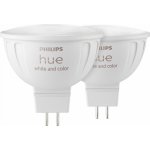 Philips Chytrá žárovka Hue 6,3 W, MR16, GU5,3, White and Color Ambiance, 2 ks – Hledejceny.cz