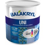 Barvy a laky Hostivař akryl Uni mat 0100 2,5kg bílá – Sleviste.cz