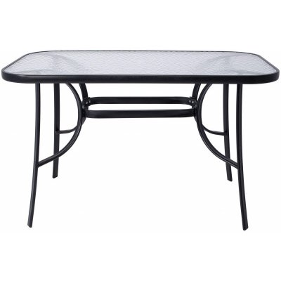 SPRINGOS TOSCANA GF1039-XG Zahradní stůl 120x70 cm, černý – Hledejceny.cz