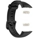 Drakero Silikonový řemínek PLAIN černý pro Huawei Band 6 a Honor Band 6/7 10283 – Zboží Živě