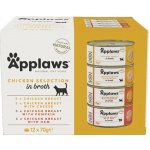 Applaws cat Kuřecí výběr 12 x 70 g – Zbozi.Blesk.cz