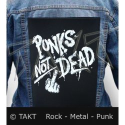 Nášivka na bundu Punks Not Dead 1 nášivka - Nejlepší Ceny.cz