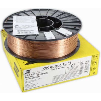 Esab OK Autrod 12.51 0,8 mm SG2 5 kg – Zboží Dáma