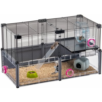 Ferplast Klec MULTIPLA HAMSTER křeček 72,5 x 37,5 x 42 cm – Zboží Mobilmania