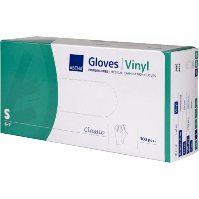 Abena Jednorázové vinylové nepudrované 100 ks – Sleviste.cz
