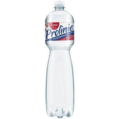 Poděbradka Prolinie Jemně perlivá s příchutí brusinka 1,5 l – Hledejceny.cz
