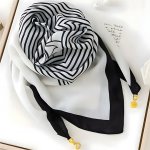 šátek TH 38916 černá bílá – Zboží Dáma