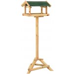 Petrashop Krmítko se stojanem 37 x 28 x 100 cm masivní jedlové dřevo – Hledejceny.cz