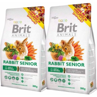 Brit Animals Rabbit Senior 2 x 0,3 kg – Zbozi.Blesk.cz