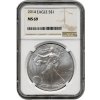 U.S. Mint American Silver Eagle MS-69 NGC 1 Oz