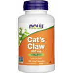 Now Foods Foods Kočičí Dráp Cat's Claw 500 mg 100 kapslí – Hledejceny.cz