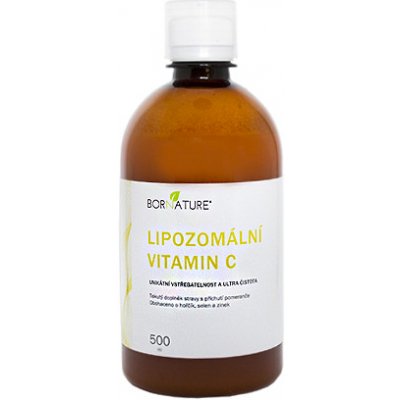 Bornature Lipozomální vitamín C 1000 mg 500 ml – Zboží Mobilmania