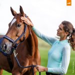 Schockemöhle Tričko Gianna dl. rukáv dámské aqua sea – Zboží Dáma