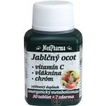 MedPharma Jablečný ocet + Vitamin C + Vláknina + Chrom 37 kapslí – Sleviste.cz