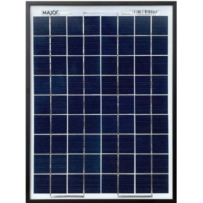 Maxx Fotovoltaický solární panel 10W poly černý rám 10W-P – Zboží Mobilmania