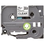 Brother TZE-141, černý tisk průsvitný podklad, 8m x 18mm – Zboží Dáma