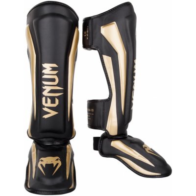 Venum Elite Standup Shin guards- černo/zlaté – Zboží Dáma