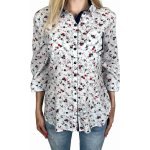 Kalimar dámská bílá elegantní košile s krátkým rukávem 01 Bílá – Zboží Dáma Kalimar dámská bílá elegantní košile s krátkým rukávem 01 Bílá – Zboží Dáma