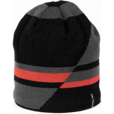 Finmark WINTER HAT Černá Šedá Červená – Hledejceny.cz