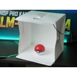 Amzdeal Fotostan 4 pozadí + LED pásek 40x40 cm – Zboží Živě